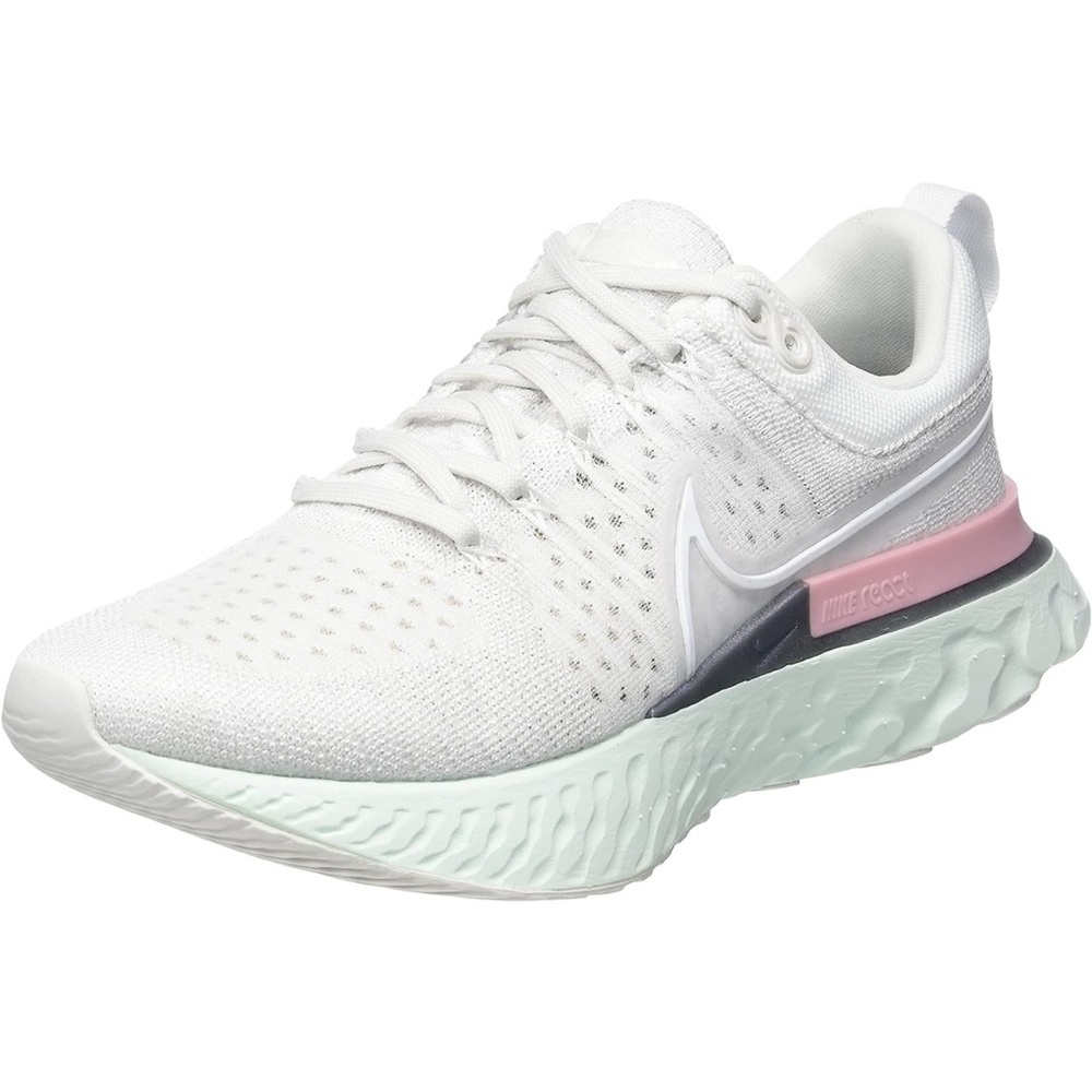 Nike React Infinity Run Flyknit 2 Platinum Tint Barely Green Size 9.5